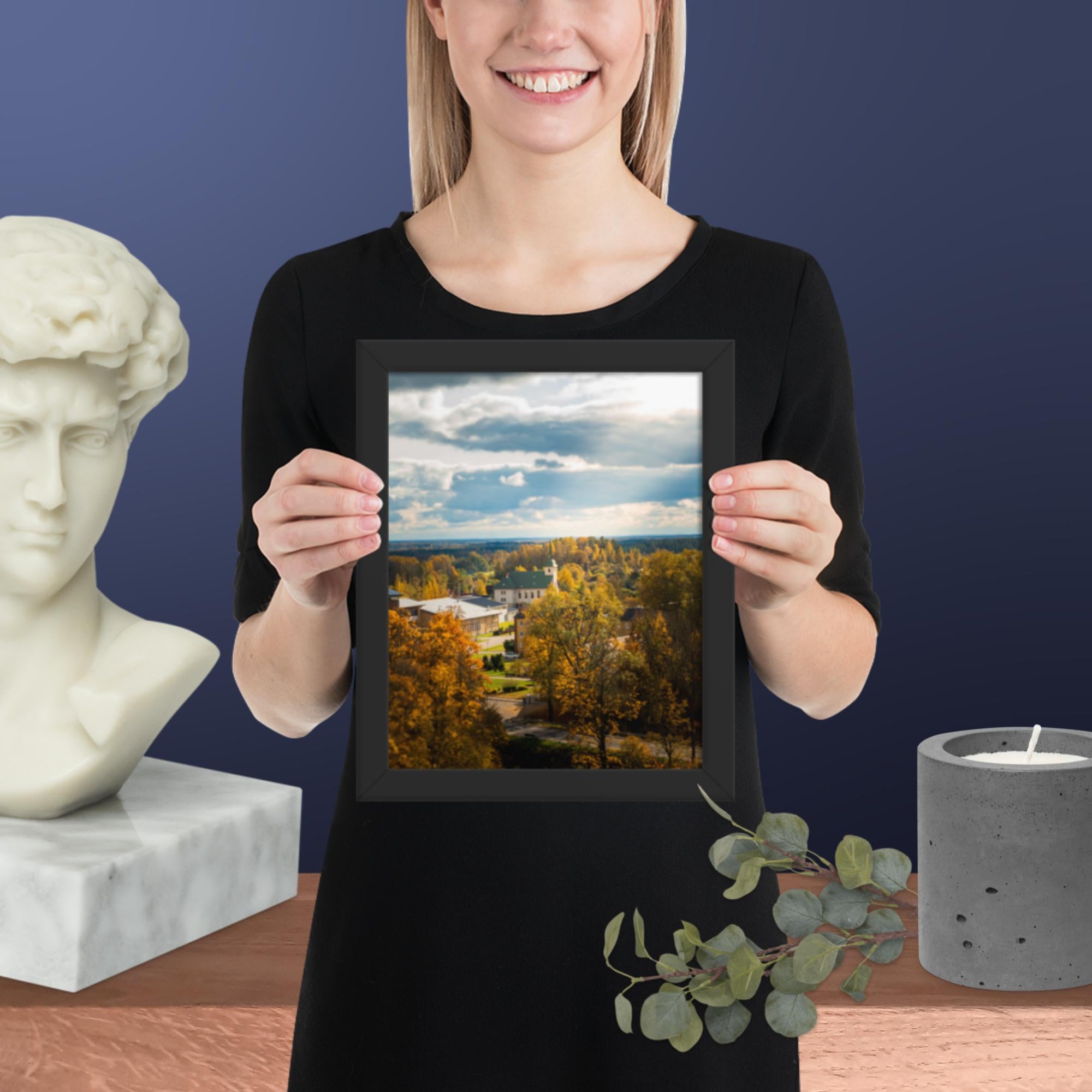 Church of the Immaculate Heart of Mary Latvia poster print